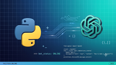 Featured Image showing how to build chatbot with python openai.