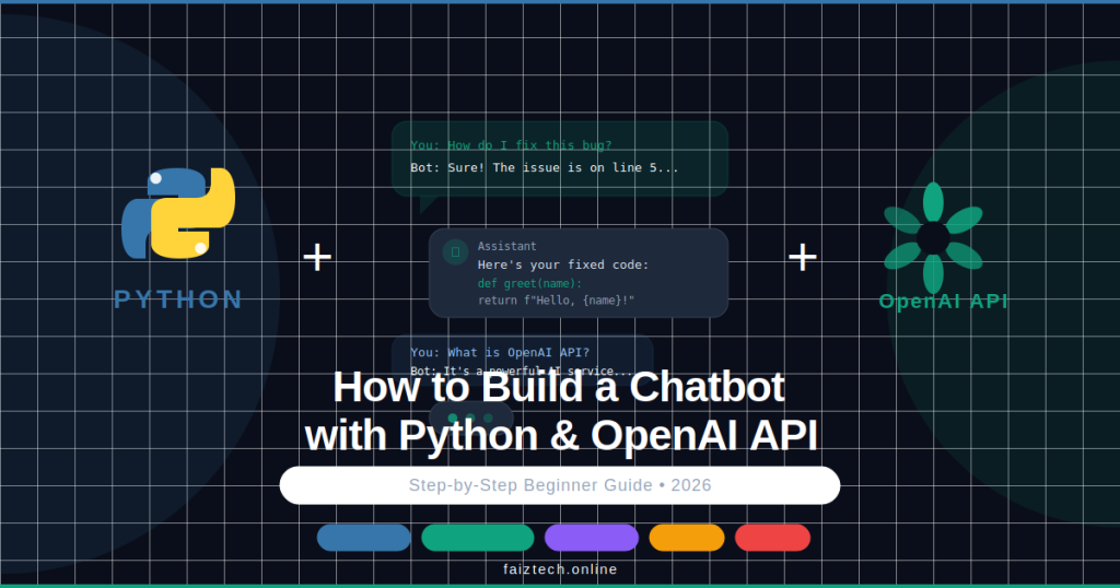 build chatbot with python openai tutorial header