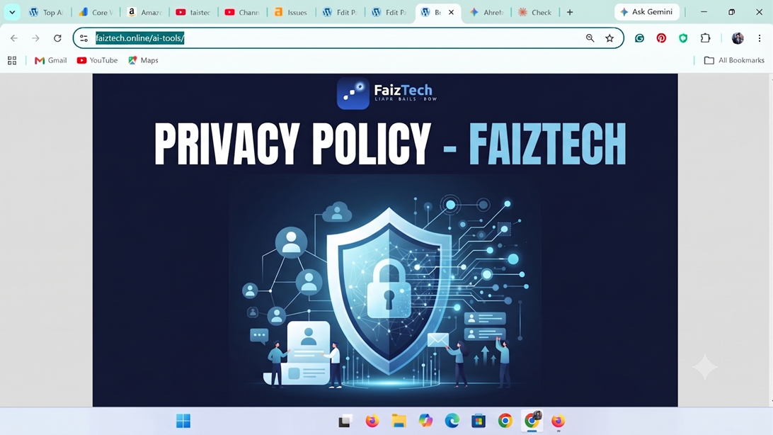 FaizTech Privacy Policy - Data Security and Protection
